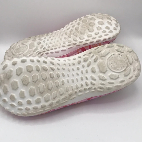 Gioseppo pink floral print plastic slides, 9 - Picture 8 of 8